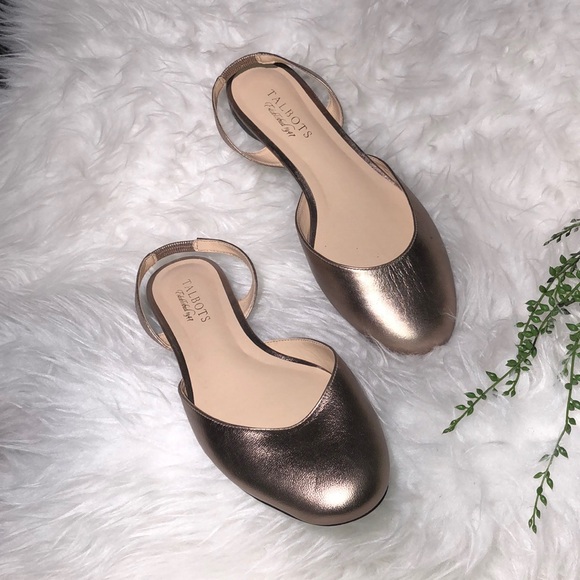 Talbots Women’s Sling back flat Shoes 8